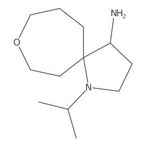 1-(Propan-2-yl)-8-oxa-1-azaspiro[4.6]undecan-4-amine结构式