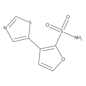 3-(1,3-Thiazol-5-yl)furan-2-sulfonamide Structure