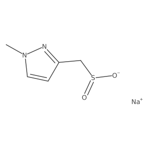 sodium (1-methyl-1H-pyrazol-3-yl)methanesulfinate Structure