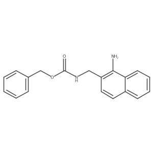 benzyl N-[(1-aminonaphthalen-2-yl)methyl]carbamate Structure