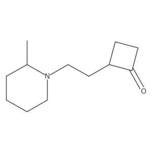 2-[2-(2-Methylpiperidin-1-yl)ethyl]cyclobutan-1-one结构式