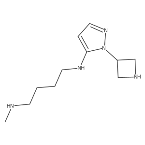 1-(azetidin-3-yl)-N-[4-(methylamino)butyl]-1H-pyrazol-5-amine Structure