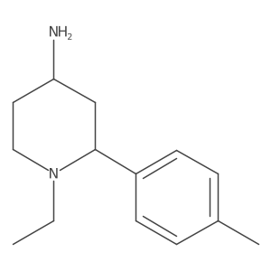 1-Ethyl-2-(4-methylphenyl)piperidin-4-amine Structure