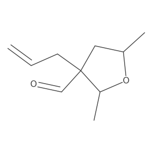 2,5-Dimethyl-3-(prop-2-en-1-yl)oxolane-3-carbaldehyde Structure