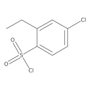 4-Chloro-2-ethylbenzene-1-sulfonyl chloride Structure