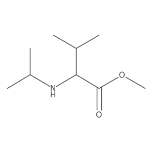 Methyl 3-methyl-2-[(propan-2-yl)amino]butanoate Structure