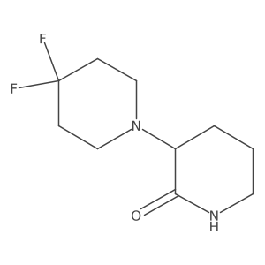 4,4-Difluoro-[1,3'-bipiperidine]-2'-one结构式