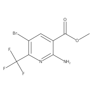 Methyl 2-amino-5-bromo-6-(trifluoromethyl)pyridine-3-carboxylate Structure