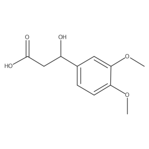 (3S)-3-(3,4-dimethoxyphenyl)-3-hydroxypropanoic acid Structure