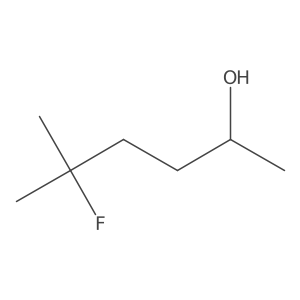 (2S)-5-fluoro-5-methylhexan-2-ol Structure