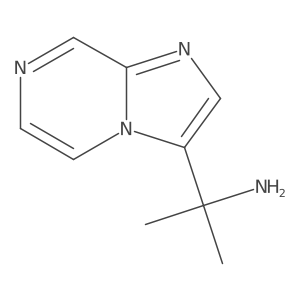 2-{Imidazo[1,2-a]pyrazin-3-yl}propan-2-amine Structure
