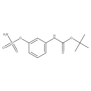 tert-butyl N-[3-(sulfamoyloxy)phenyl]carbamate结构式