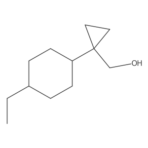 [1-(4-Ethylcyclohexyl)cyclopropyl]methanol Structure