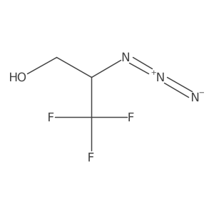 2-Azido-3,3,3-trifluoropropan-1-ol Structure