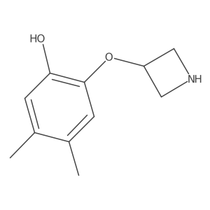 2-(Azetidin-3-yloxy)-4,5-dimethylphenol结构式