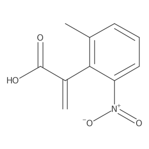 2-(2-Methyl-6-nitrophenyl)prop-2-enoic acid结构式