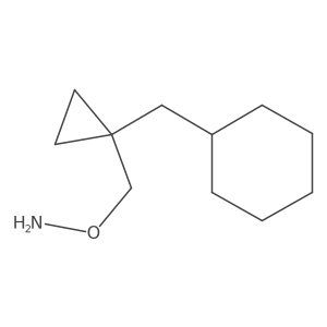 O-{[1-(cyclohexylmethyl)cyclopropyl]methyl}hydroxylamine结构式