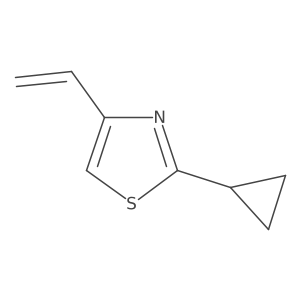2-Cyclopropyl-4-ethenyl-1,3-thiazole Structure