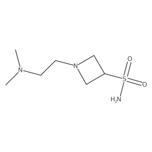 1-[2-(dimethylamino)ethyl]-3-Azetidinesulfonamide Structure