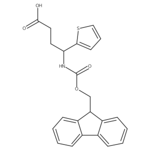 4-({[(9H-fluoren-9-yl)methoxy]carbonyl}amino)-4-(thiophen-2-yl)butanoic acid Structure