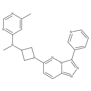 N,6-dimethyl-N-{1-[3-(pyridin-3-yl)-[1,2,4]triazolo[4,3-b]pyridazin-6-yl]azetidin-3-yl}pyrimidin-4-amine Structure