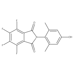 4,5,6,7-Tetrafluoro-2-(4-hydroxy-2,6-dimethylphenyl)isoindole-1,3-dione Structure