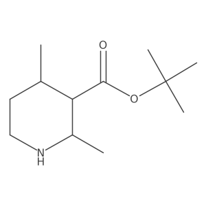rac-tert-butyl (2R,3R,4R)-2,4-dimethylpiperidine-3-carboxylate结构式