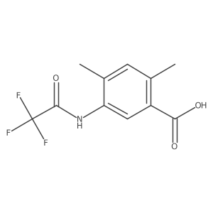 2,4-Dimethyl-5-(trifluoroacetamido)benzoic acid结构式
