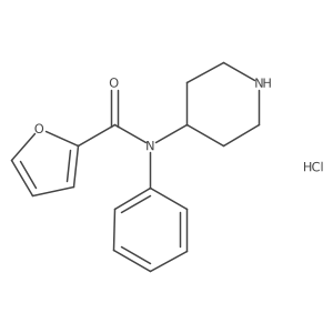 Furanyl norfentanyl hydrochloride结构式