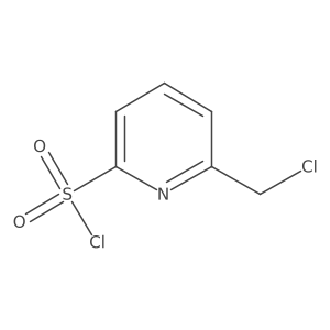 6-(Chloromethyl)pyridine-2-sulfonyl chloride Structure