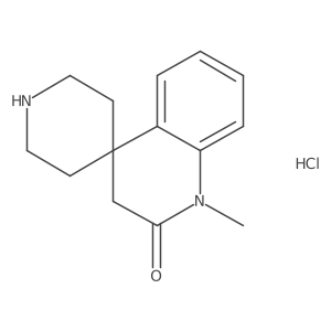 1'-methyl-2',3'-dihydro-1'H-spiro[piperidine-4,4'-quinoline]-2'-one hydrochloride Structure