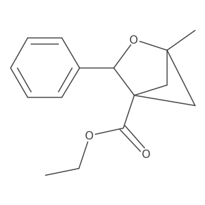 Ethyl 1-methyl-3-phenyl-2-oxabicyclo[2.1.1]hexane-4-carboxylate Structure
