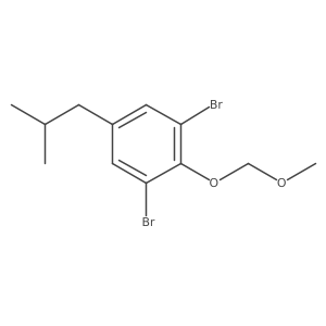 1,3-Dibromo-5-isobutyl-2-(methoxymethoxy)benzene Structure