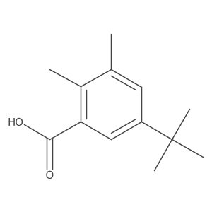5-(1,1-Dimethylethyl)-2,3-dimethylbenzoic acid结构式