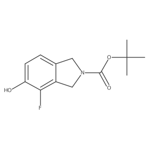 tert-Butyl 4-fluoro-5-hydroxyisoindoline-2-carboxylate Structure
