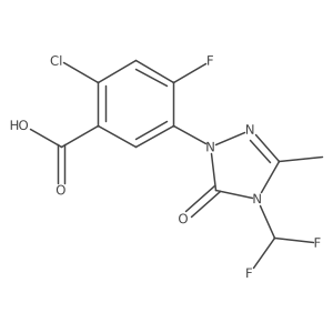 Carfentrazone-benzoic acid结构式