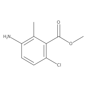 Methyl 3-amino-6-chloro-2-methylbenzoate Structure