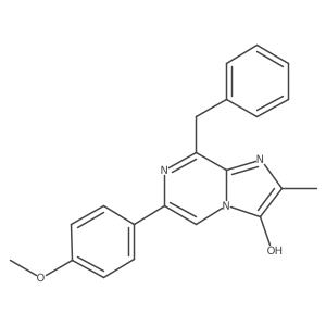 6-(4-Methoxyphenyl)-2-methyl-8-(phenylmethyl)imidazo[1,2-a]pyrazin-3(7H)-one结构式