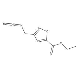 Ethyl 3-(azidomethyl)-1,2-oxazole-5-carboxylate Structure