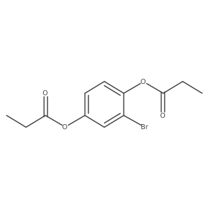 (3-Bromo-4-propanoyloxyphenyl) propanoate Structure