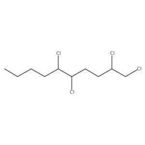 1,2,5,6-Tetrachlorodecane Structure
