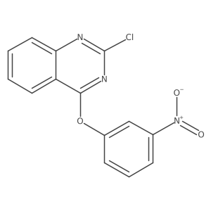 2-Chloro-4-(3-nitrophenoxy)quinazoline结构式