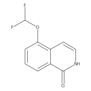 1(2H)-Isoquinolinone, 5-(difluoromethoxy)- Structure