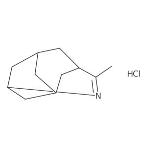 5-Methyl-4-azatricyclo[4.3.1.13,8]undec-4-ene hydrochloride结构式