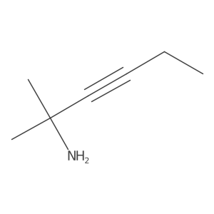 2-Methylhex-3-yn-2-amine Structure
