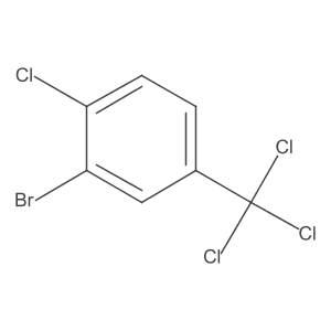2-Bromo-1-chloro-4-(trichloromethyl)benzene结构式