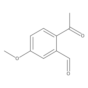 2-Acetyl-5-methoxybenzaldehyde Structure