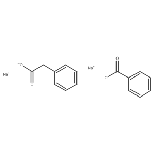 Sodium phenylacetate and sodium benzoate结构式