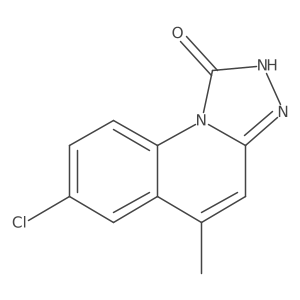 7-Chloro-5-methyl-2h-[1,2,4]triazolo[4,3-a]quinolin-1-one结构式