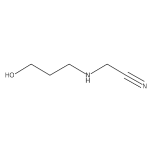 2-((3-Hydroxypropyl)amino)acetonitrile结构式